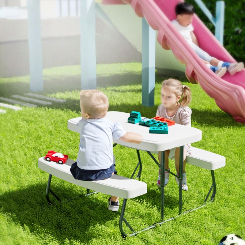 Детский складной пластиковый с – обзор и цена Kids Outdoor Picnic Table