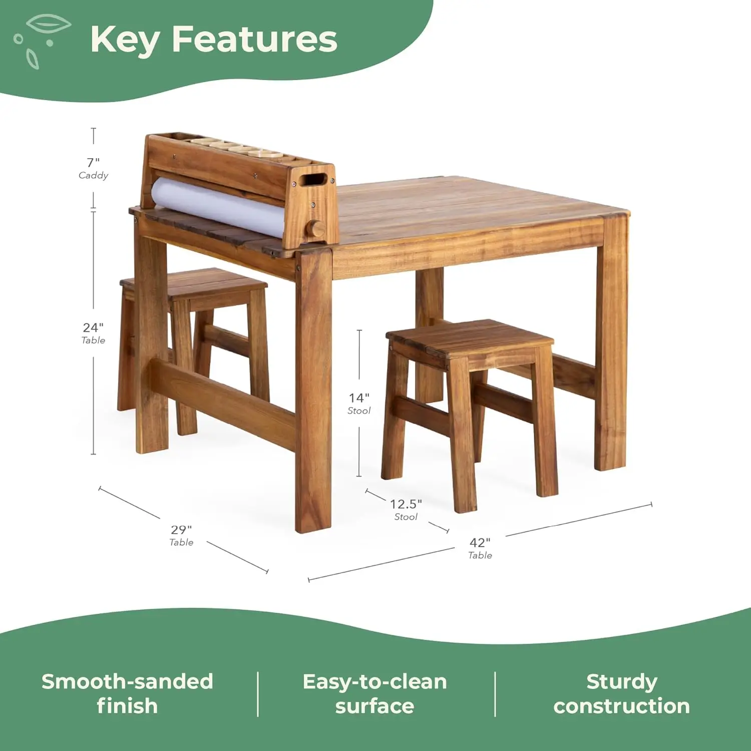 Набор для творчества Acadia Ou – обзор и цена Kids Outdoor Table And Chairs