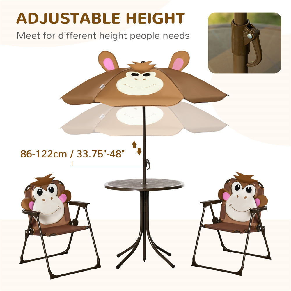 Детский комплект мебели для па – обзор и цена Kids Outdoor Table And Chairs With Umbrella