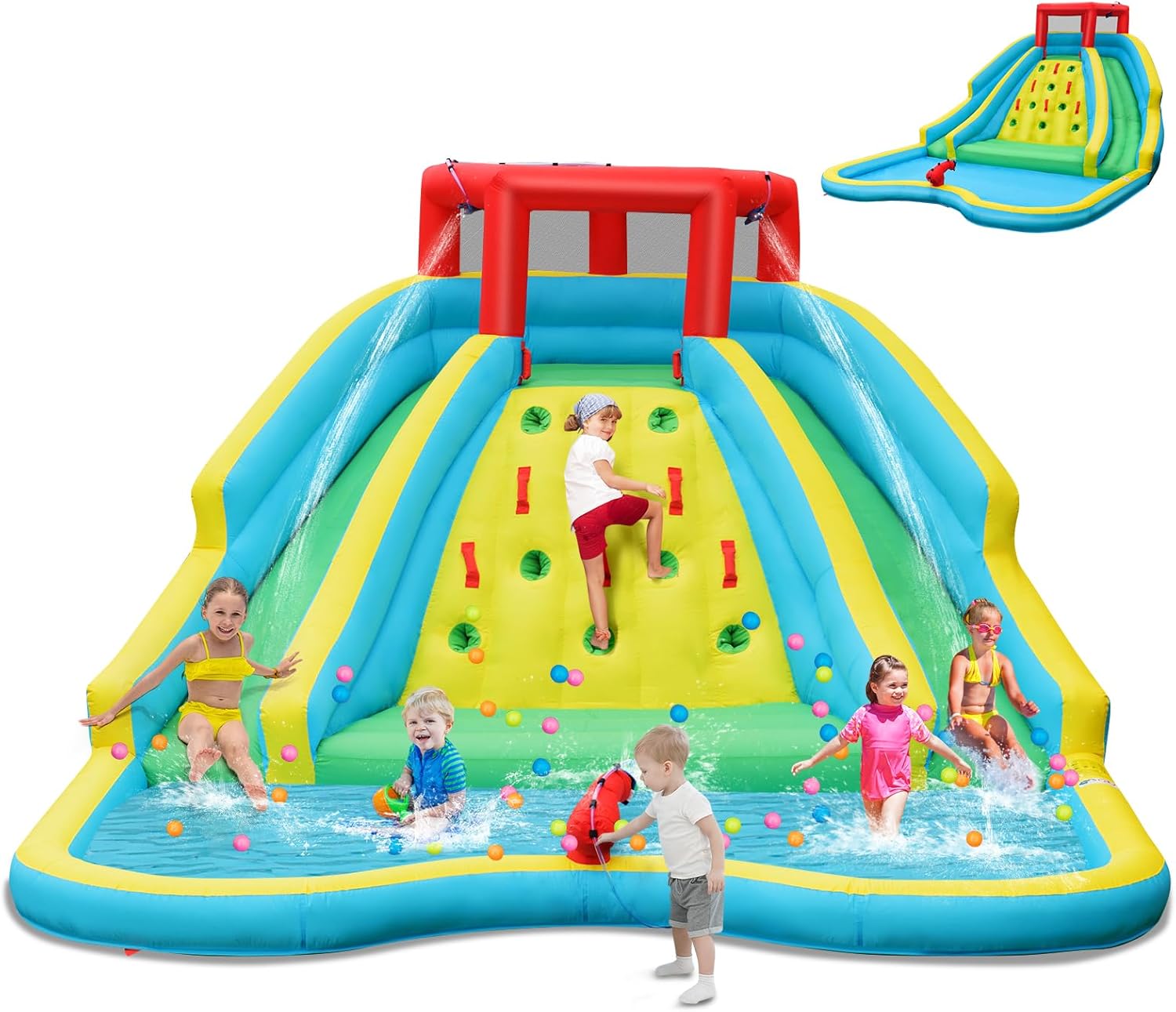 Гигантская надувная водная гор – обзор и цена Kids Outdoor Water Park