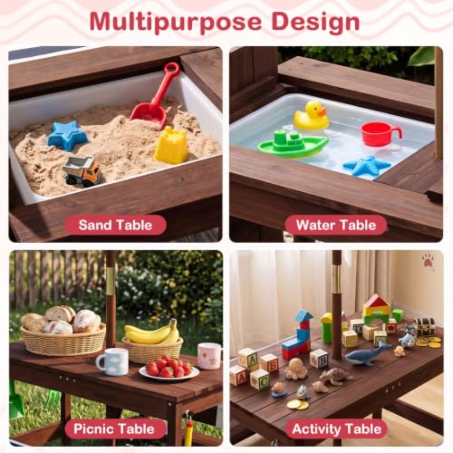 Детский уличный стол для пикни – обзор и цена Kids Outdoor Picnic Table