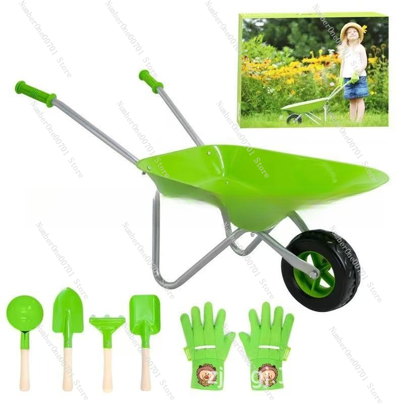 Детская уличная тачка, зеленый – обзор и цена Kids Outdoor Activity Toys