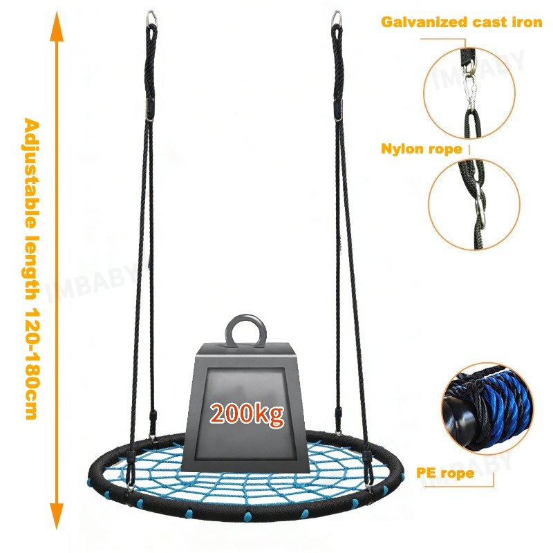 Детские круглые сетчатые качел – обзор и цена Kids Outdoor Nest Swing