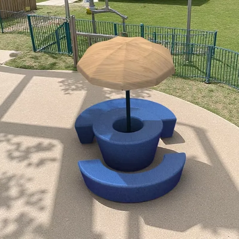 Современный уличный комплект:  – обзор и цена Kids Outdoor Table And Chairs With Umbrella