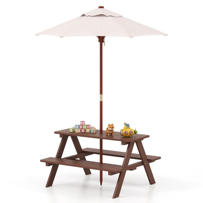 Уличный набор для пикника: 4-м – обзор и цена Kids Outdoor Picnic Table