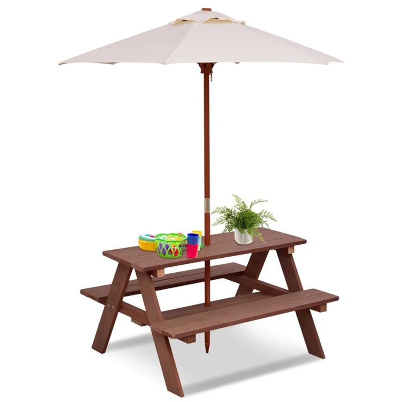 Уличный набор для пикника: 4-м – обзор и цена Kids Outdoor Picnic Table