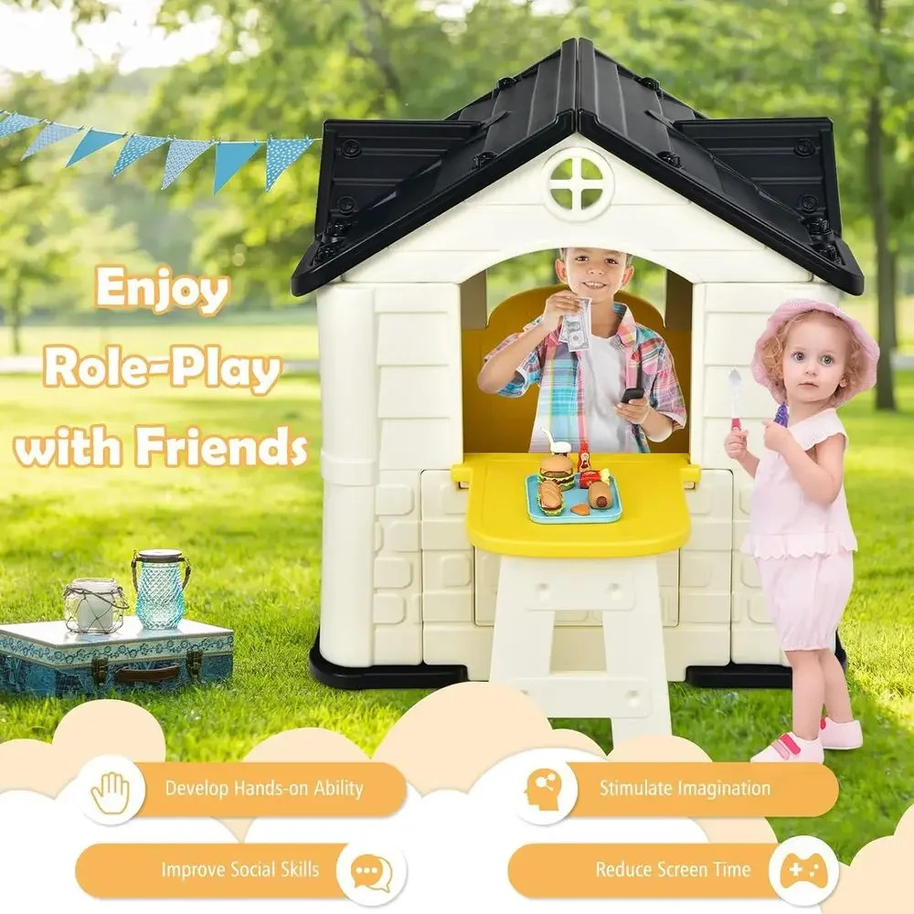 Детский игровой домик для игр  – обзор и цена Kids Outdoor Picnic Table