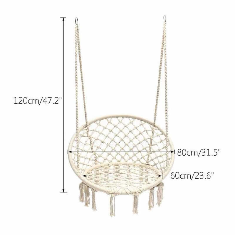 2025 скандинавский сад, вязаны – обзор и цена Kids Outdoor Hammock Chair